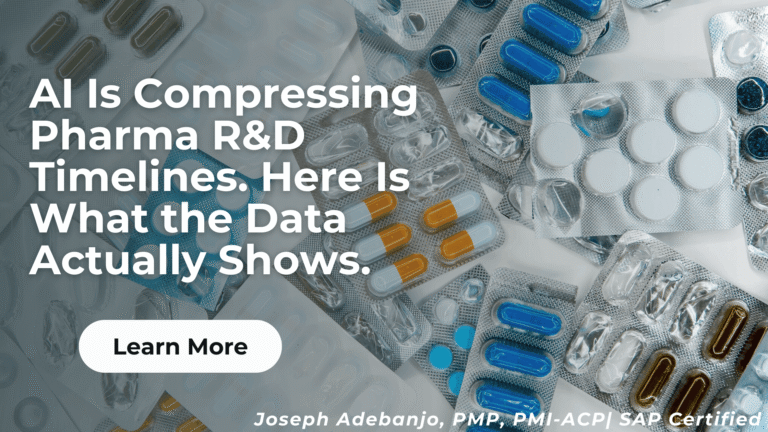 ai is compressing pharma r&d timelines. here is what the data actually shows
